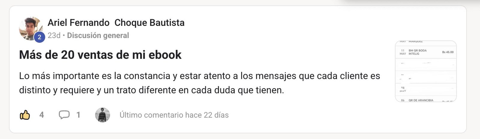 Testimonio de miembro 3