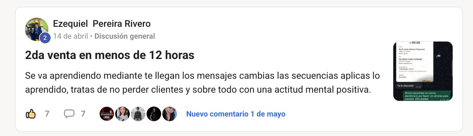 Testimonio de miembro 6